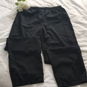 NWOT Black windbreaker sportswear pants